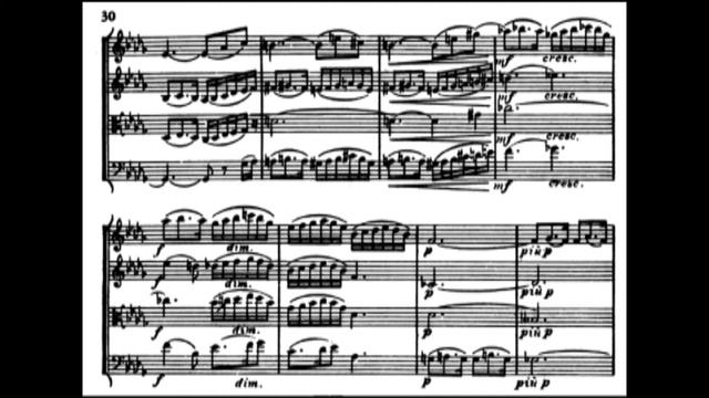 Claude Debussy - Saxophone Quartet (1893) [Score-Video] смотреть онлайн