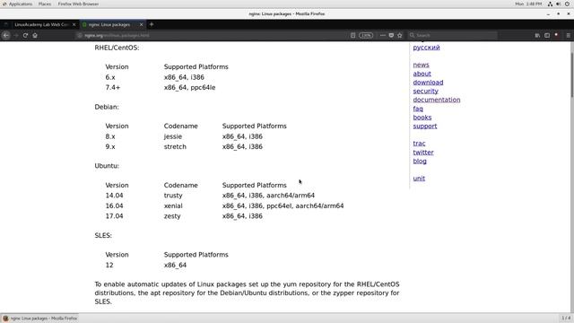 1 Installing NGINX on CentOS 7 смотреть онлайн