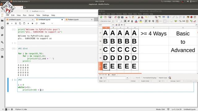 Python Pattern Program - Printing Character in Python | Square Pattern | Python Character Pattern 1 смотреть онлайн