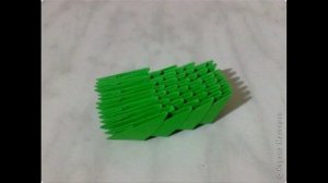 Модульное оригами. Танк. Мастер класс.