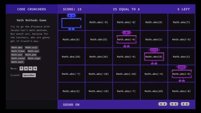 Code Crunchers: A game for learning JavaScript math operators and methods | Trailer смотреть онлайн