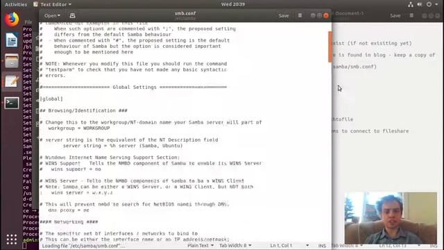 How to Share Folders with Samba with Ubuntu 18.04 смотреть онлайн