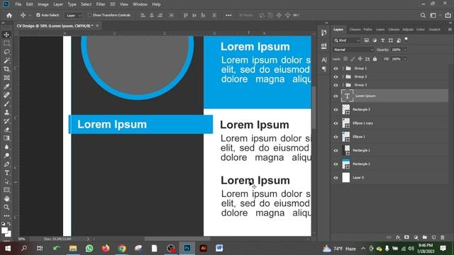 Professional CV Design In Adobe Photoshop CC | Shawon Sowdagor | Konika Designs BD смотреть онлайн