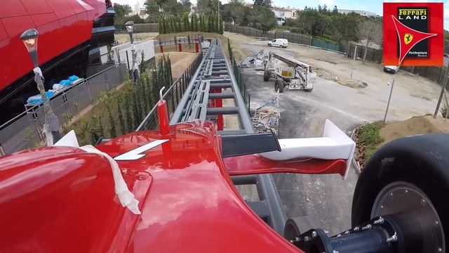Red Force Ferrari Land PortAventura POV  #rollercoaster