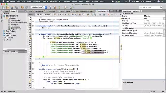 Registrar y Mostrar ArrayList GUI NetBeans 2/2 смотреть онлайн