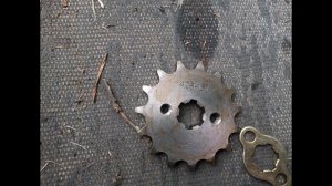 Установка звезды цепи на 15 на Альфу 110: как поменять и что получилось?