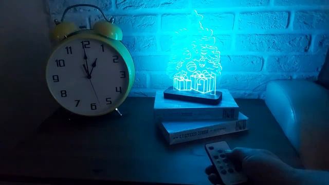 LED светильник Новогодняя ёлочка смотреть онлайн