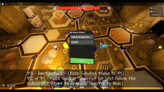 Tutorial Honeycomb Heist Hard Mode Challenge in Roblox Tower Heroes смотреть онлайн