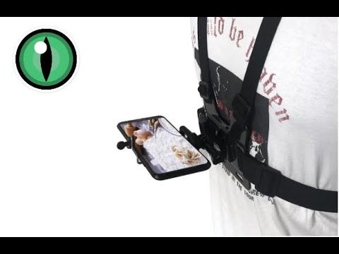 Универсальный нагрудный держатель для мобильного телефона и камеры. смотреть онлайн