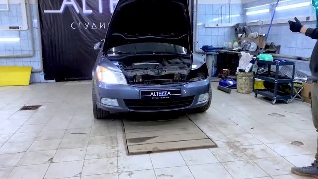 Skoda Octavia A5 - установка biled модулей смотреть онлайн