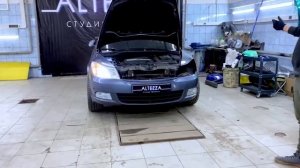 Skoda Octavia A5 - установка biled модулей