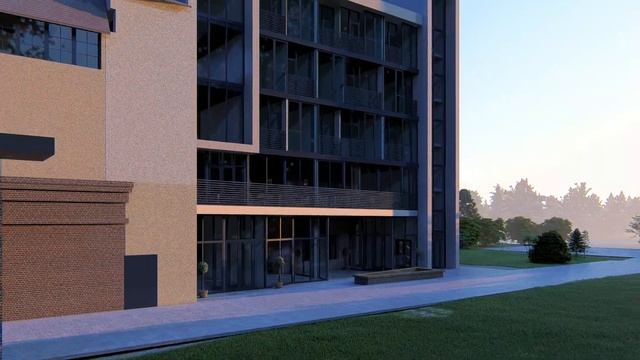 Реконструкция торгово-офисного здания в г. Перми, S=1800 кв.м. смотреть онлайн