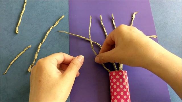 Красивый букет из бумаги | Открытка на 8 марта | Paper flowers DIY смотреть онлайн