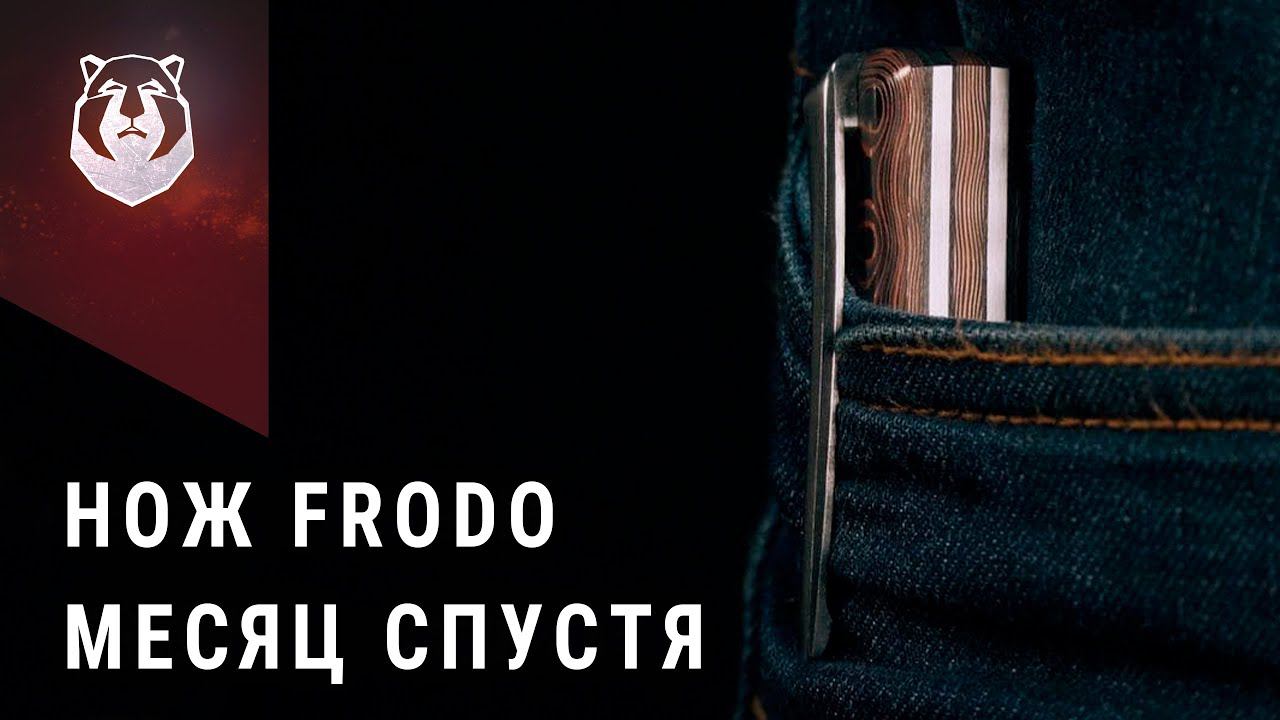 Нож Frodo месяц спустя. N.L. Knives