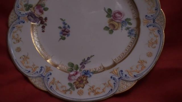 Севр новая тарелка 18 века и снова в мою коллекцию Французского фарфора который лучший в мире. смотреть онлайн