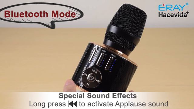 Bluetooth Karaoke Microphone with Speaker, Singing & Recording смотреть онлайн