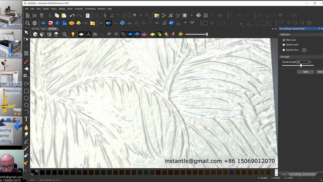 Simple way to create relief from a bitmap, ArtCAM 2018 tutorial смотреть онлайн
