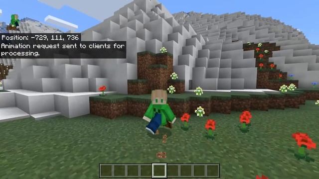 How to use the /playanimation Command in Minecraft Bedrock Edition смотреть онлайн