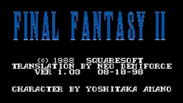 Final Fantasy II J T+Eng1 error смотреть онлайн