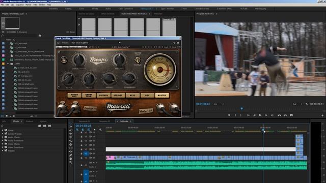 Adobe Premiere - Волшебная кнопка для звука - плагин Maserati GRP смотреть онлайн