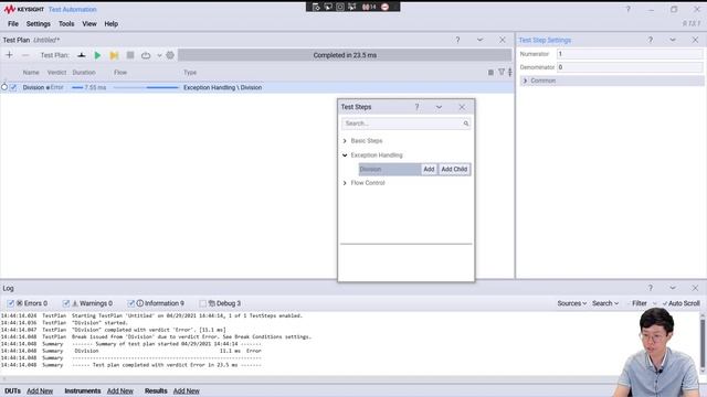 Debug: Exception Handling | OpenTAP смотреть онлайн