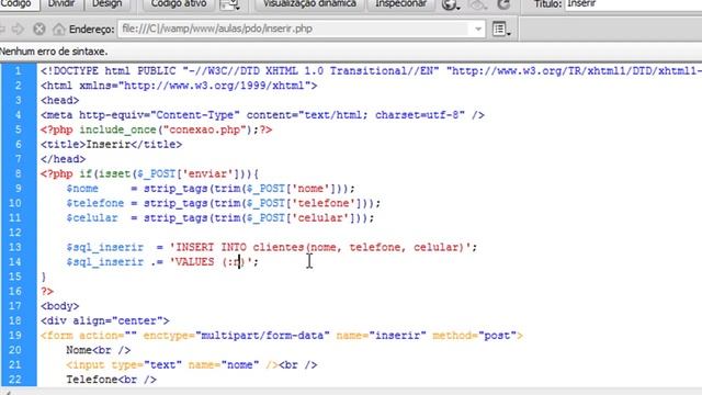 Curso de PHP Com PDO - Cadastro смотреть онлайн