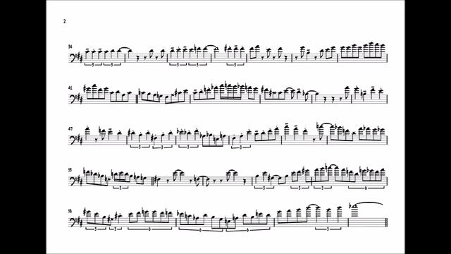 Elliot Mason 'Let Me Ask You Something' Trombone Solo Transcription смотреть онлайн