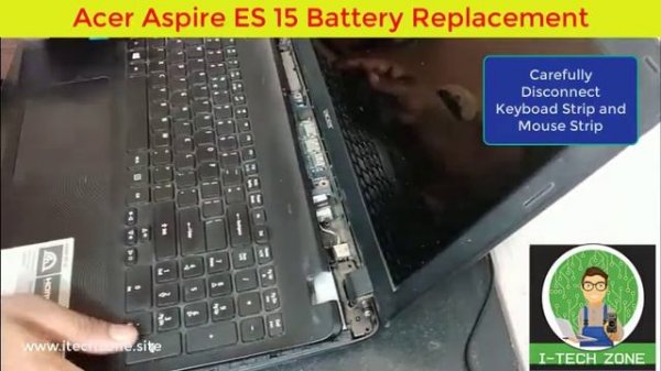 Acer Aspire ES 15 Battery Replacement