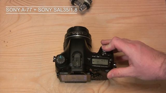 Testing speed of focus Sony Alpha SLT-A77 + Sigma Art 35/1,4 and SAL 35/1,8 смотреть онлайн