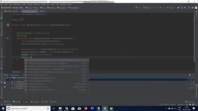 Android Tutorial | Plot a Value Line Chart in your app | Part 4 смотреть онлайн