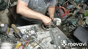 Huter коса замена поршневой