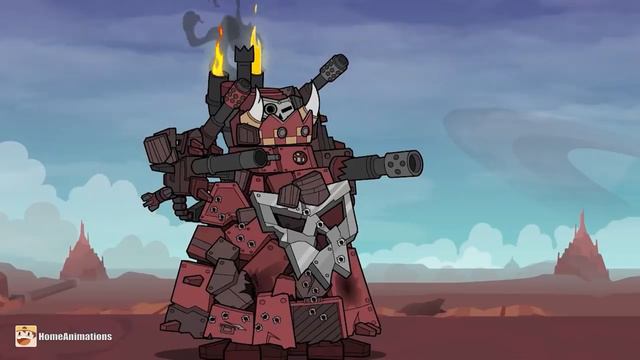Warlord class Titan VS Ork Gargant "Stompa" - Cartoons about the Warhammer 40,000 смотреть онлайн
