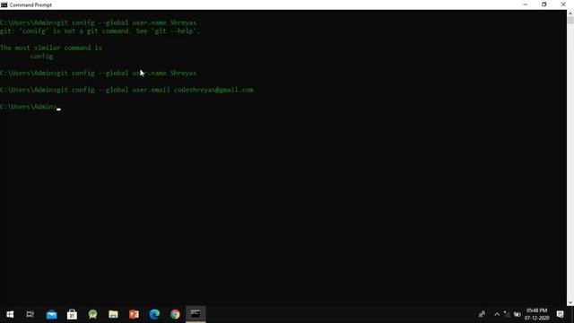 #3 Git E-mail user config смотреть онлайн