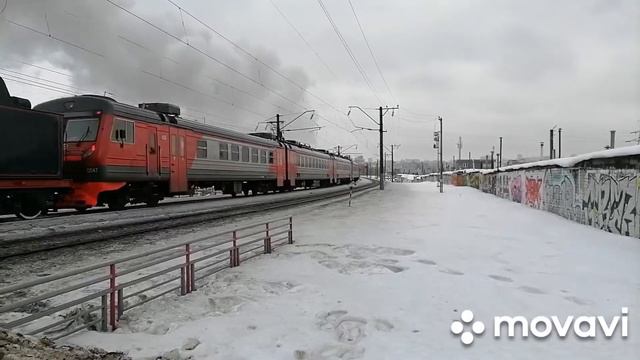 Л-3095 и Э9Э-0047 „Ретро поезд“. Перегон Н.Новгород - Толоконцево. смотреть онлайн