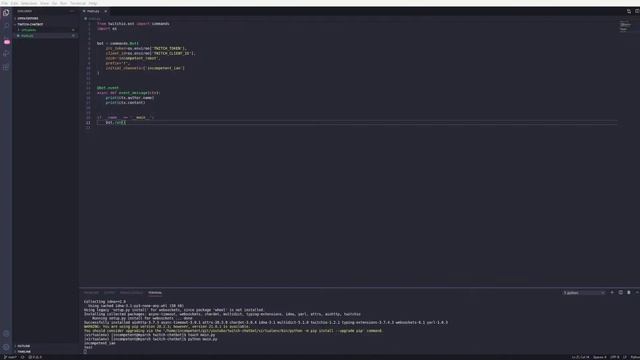 Creating a basic Twitch Bot with Python смотреть онлайн