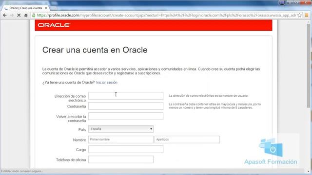 Cap 2- Curso Oracle Express 11g: Crear una cuenta Oracle смотреть онлайн