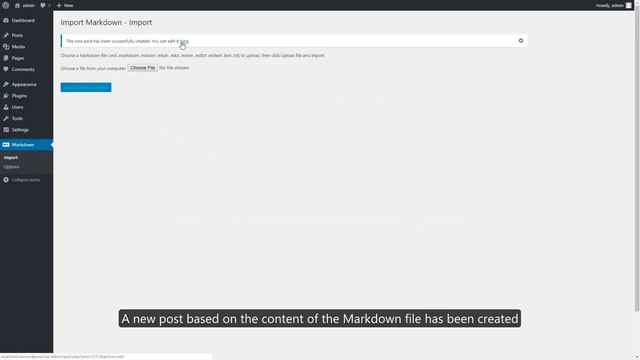Import Markdown - Import a Markdown File смотреть онлайн