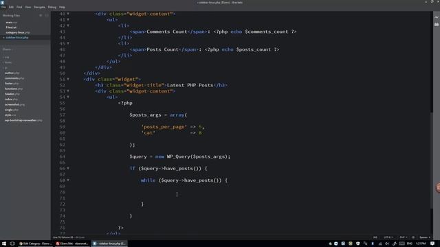 Mastering WordPress in Arabic #109 - Widget - Posts From Another Category смотреть онлайн