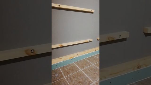 Каркас парилки (устройство плинтуса из плитки) смотреть онлайн