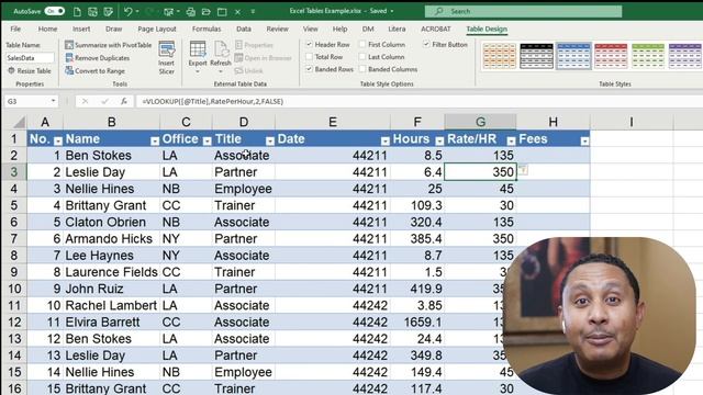 Use Excel Tables to Group, Organize, Filter, and Total Data смотреть онлайн
