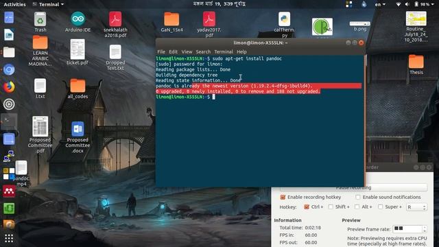 How To Convert Latex file to MS word using 'pandoc' in linux смотреть онлайн