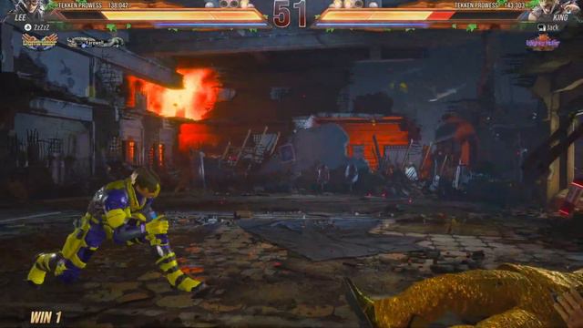 TEKKEN 8 Online ( X-Men Cyclops Lee Vs King ) 💛 Ps5 4k смотреть онлайн
