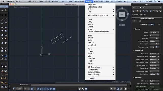 AutoCAD 2014 for Mac Tutorial | Toolbars And The Menubar смотреть онлайн