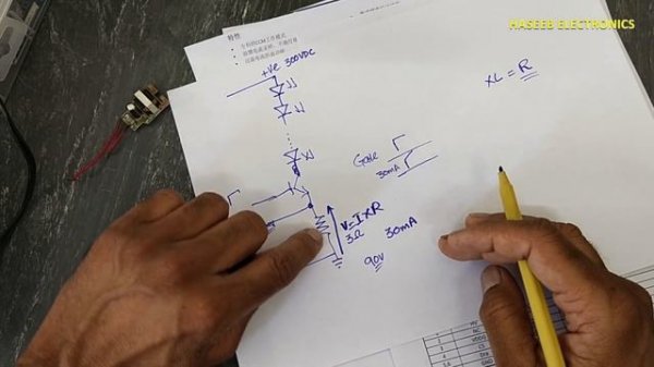 {925} LED driver circuit explained