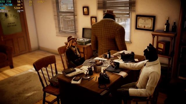 Blacksad: Under the Skin | GTX 770 + i5-3570K | 8GB | Ultra settings смотреть онлайн
