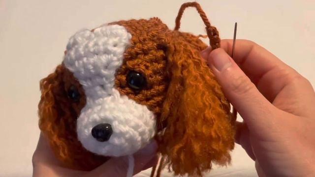 Crochet dog assembling process | King Charles Cavalier смотреть онлайн