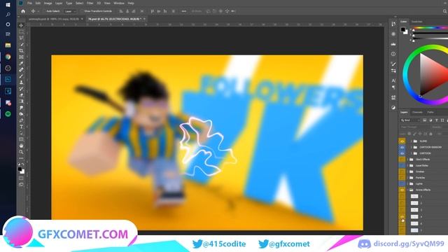 ROBLOX GFX TUTORIAL: Anime Thumbnail | GFX COMET [PART 2] смотреть онлайн