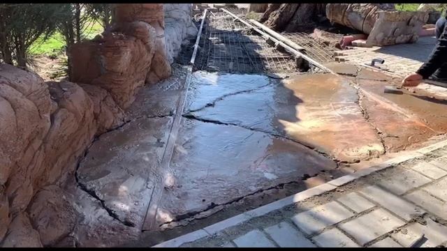 дорожка из бетона под декоративный камень , плита. мастер класс от мастера Эльдара. смотреть онлайн