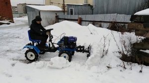 Адаптер задний с рулем АМ-2 с отвалом