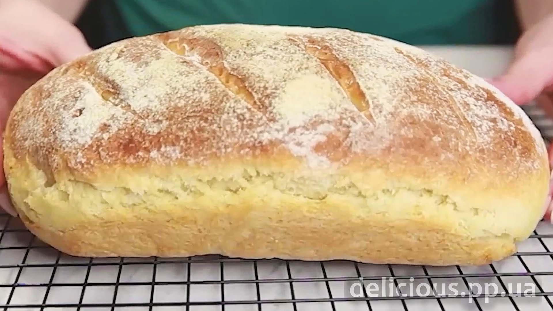 Белый дрожжевой хлеб - самый вкусный и простой рецепт хлеба в духовке! смотреть онлайн